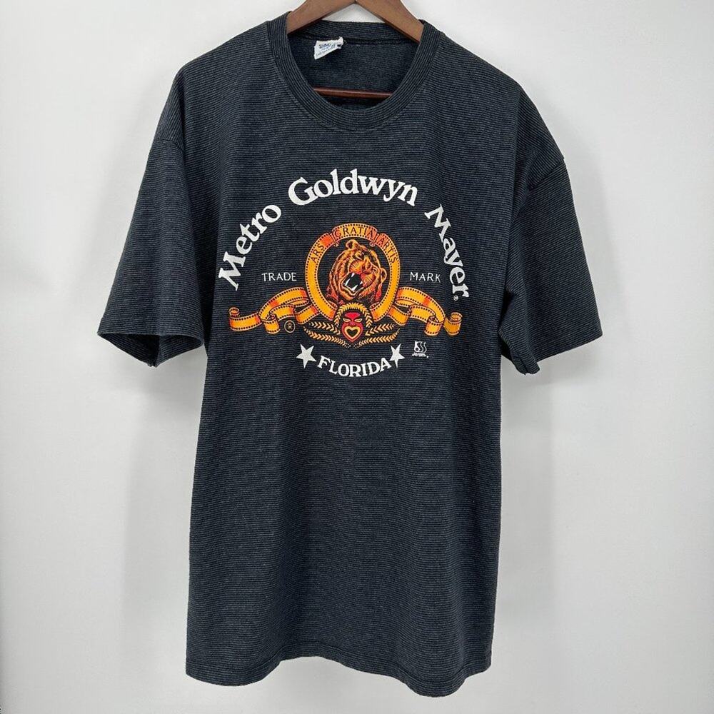SALE!!! Vintage 90's Metro Goldwyn Mayer MGM Lion Single Stitch T-shirt Size XL